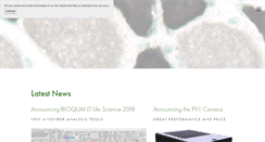 Desktop Screenshot of lifescience.bioquant.com