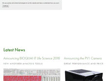 Tablet Screenshot of lifescience.bioquant.com